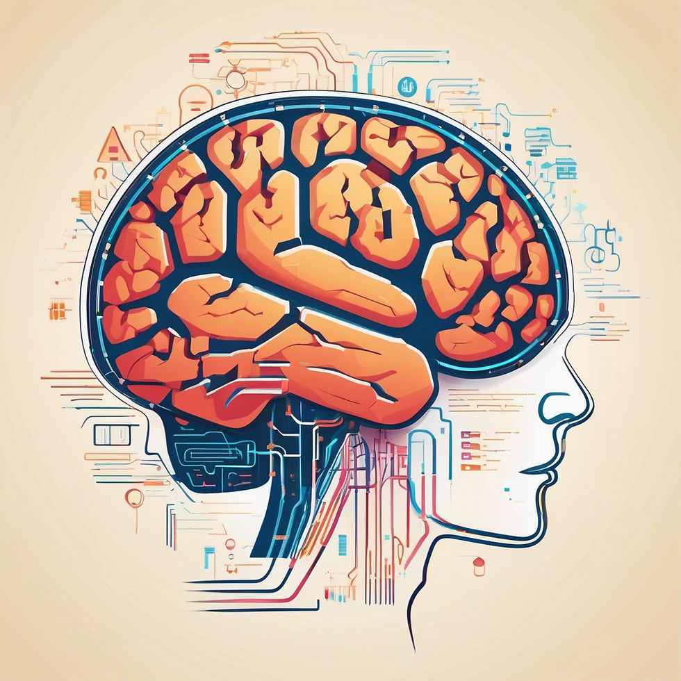 Futuristic AI brain illustration with workflow automation visuals..jpg