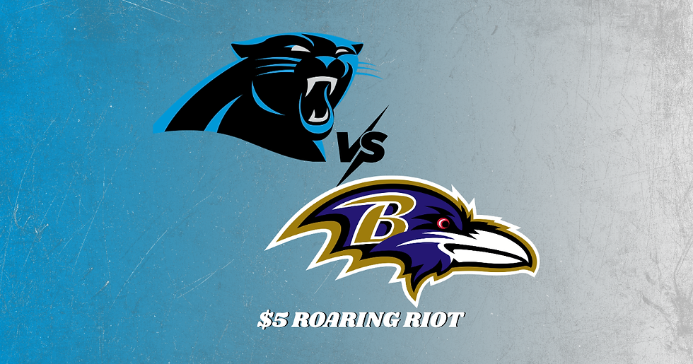 Panthers vs. Ravens Watch Party!