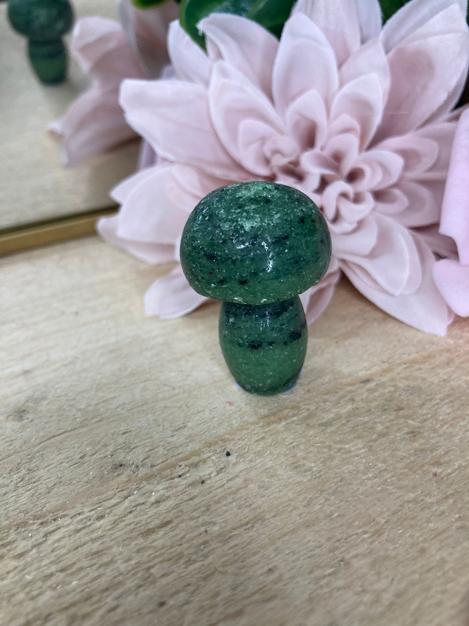Ruby in Zoisite Mushroom