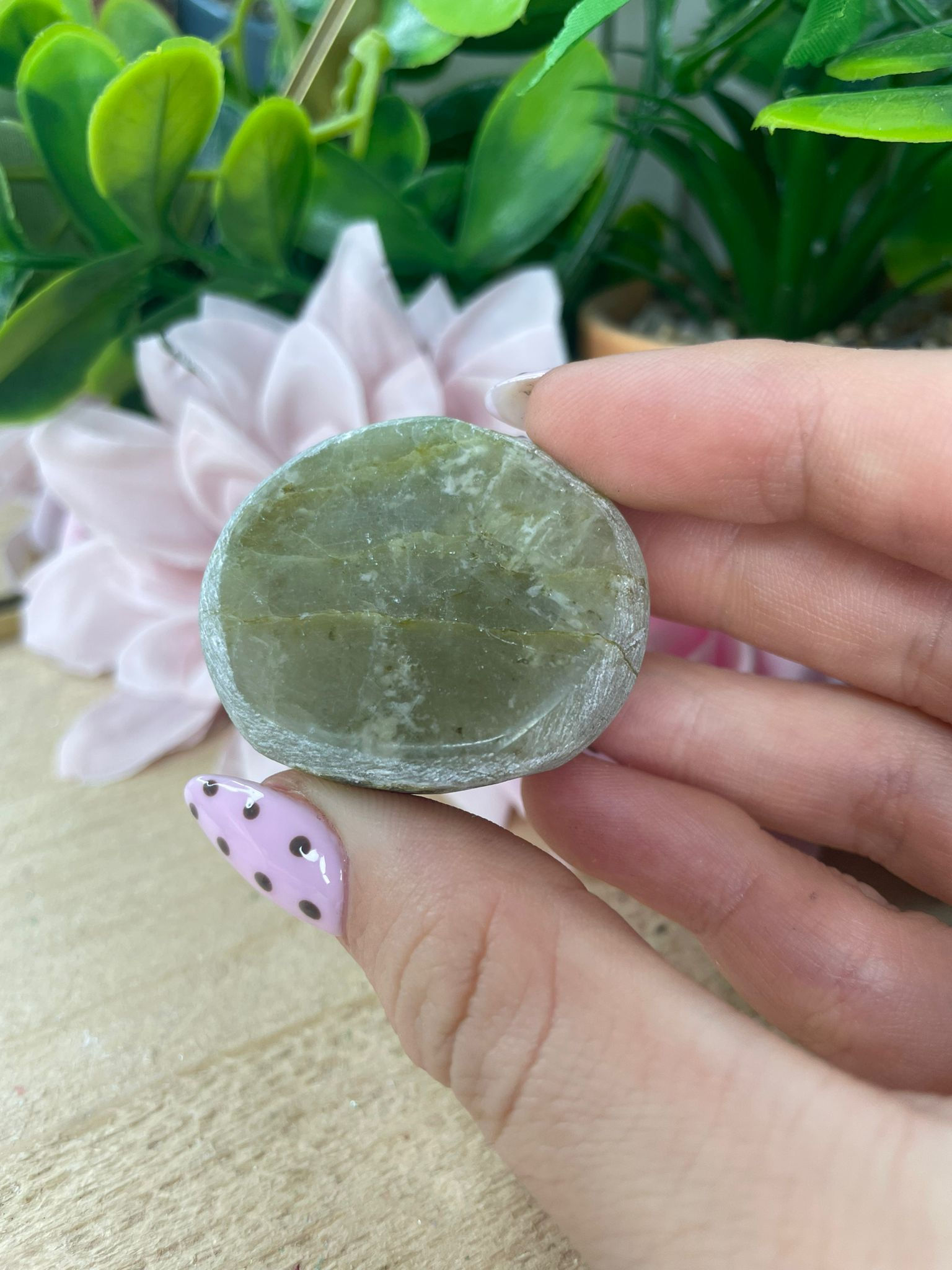 Green Moonstone Dragon Egg