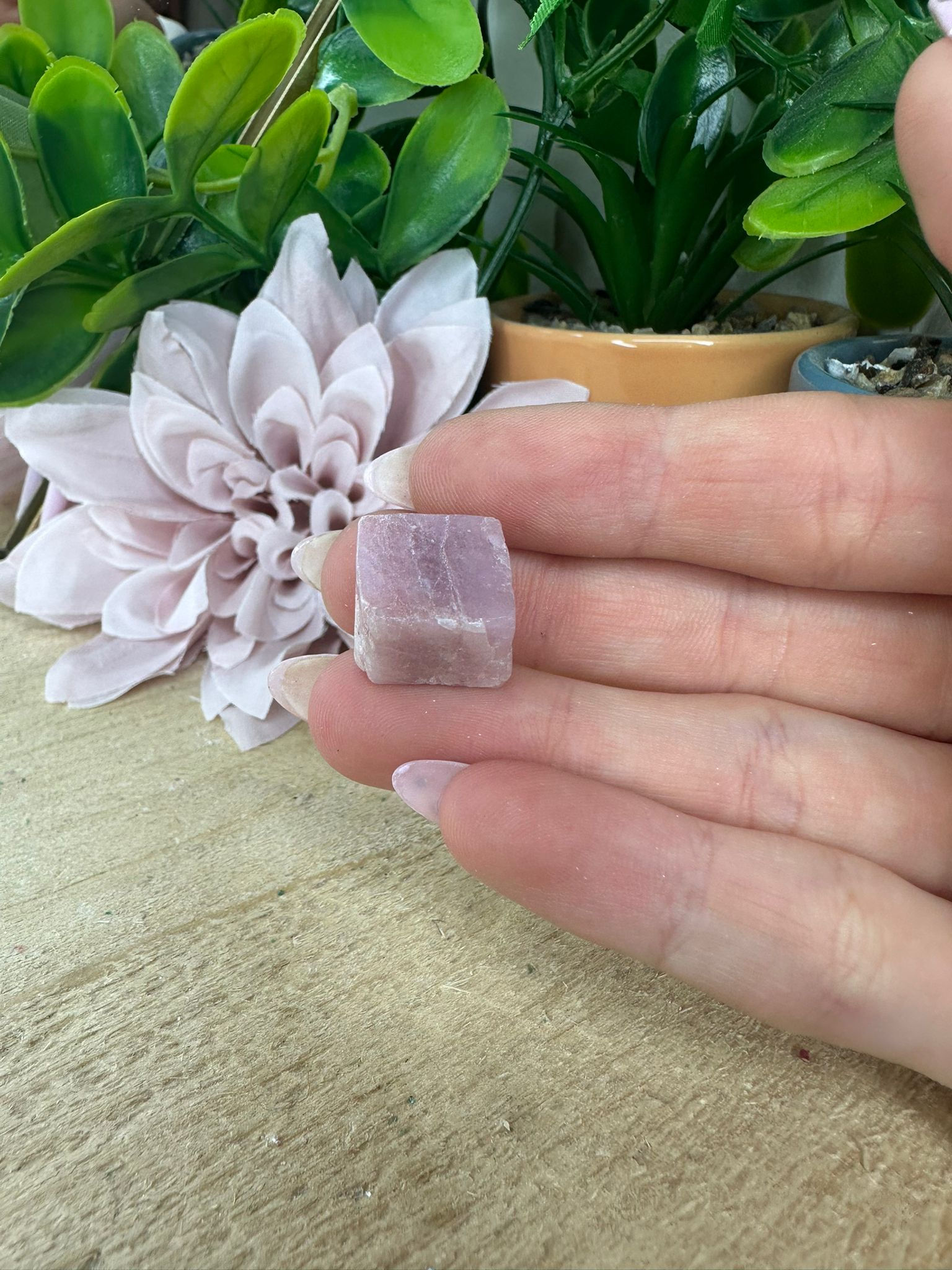 Kunzite Cube