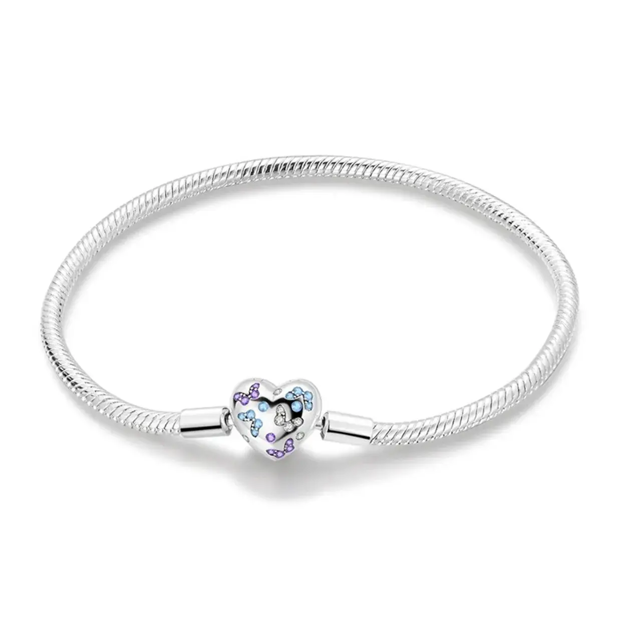 Pulseira de Prata 925 Papillons