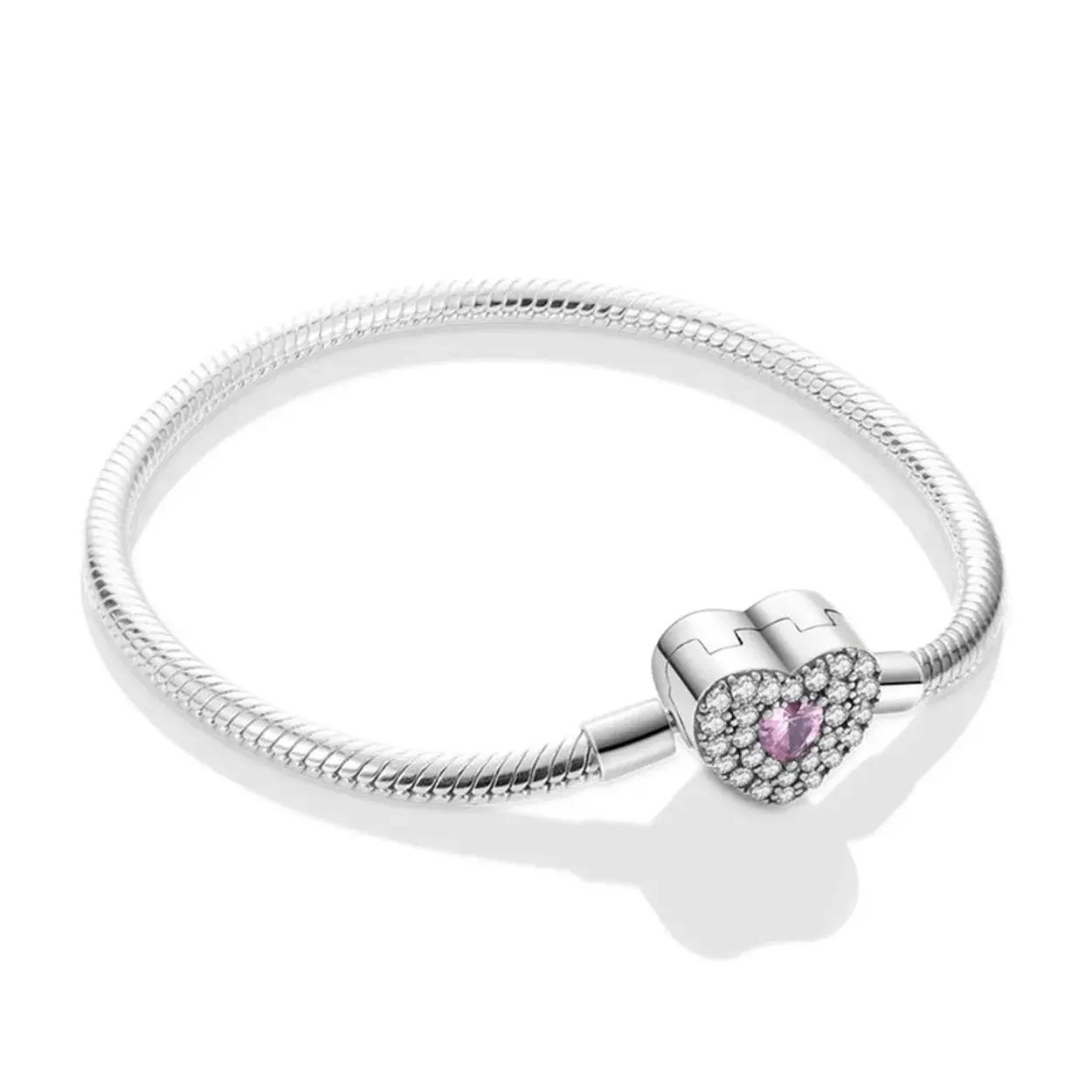 Pulseira de Prata Pierre Rose