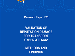 Valuation of Reputation Damage for  Transport Cyber Attack: Methods and Findings