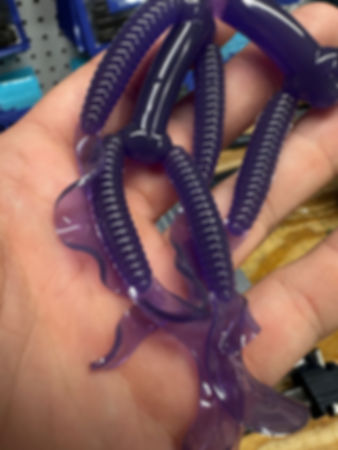 Purple Green River Grub