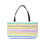 Thumbnail: Vibrant Stripe Weekender  Carryall Tote Bag – Perfect for Travel, Beach Days