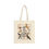 Thumbnail: Cute Dog Lover Cotton Canvas Tote Bag - Perfect Gift for Dog Moms & Dads