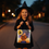 Thumbnail: Halloween Trick or Treat Tote Bag, Cute Halloween Tote, Spooky Gift Bag