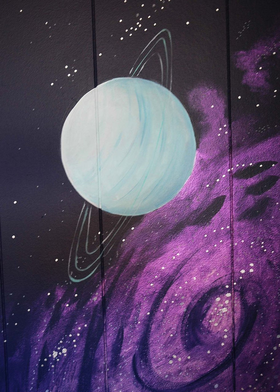 Uranus Milky Way clouds