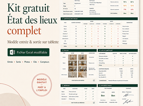 Image du tableau Excel du kit bailleur "état des lieux"