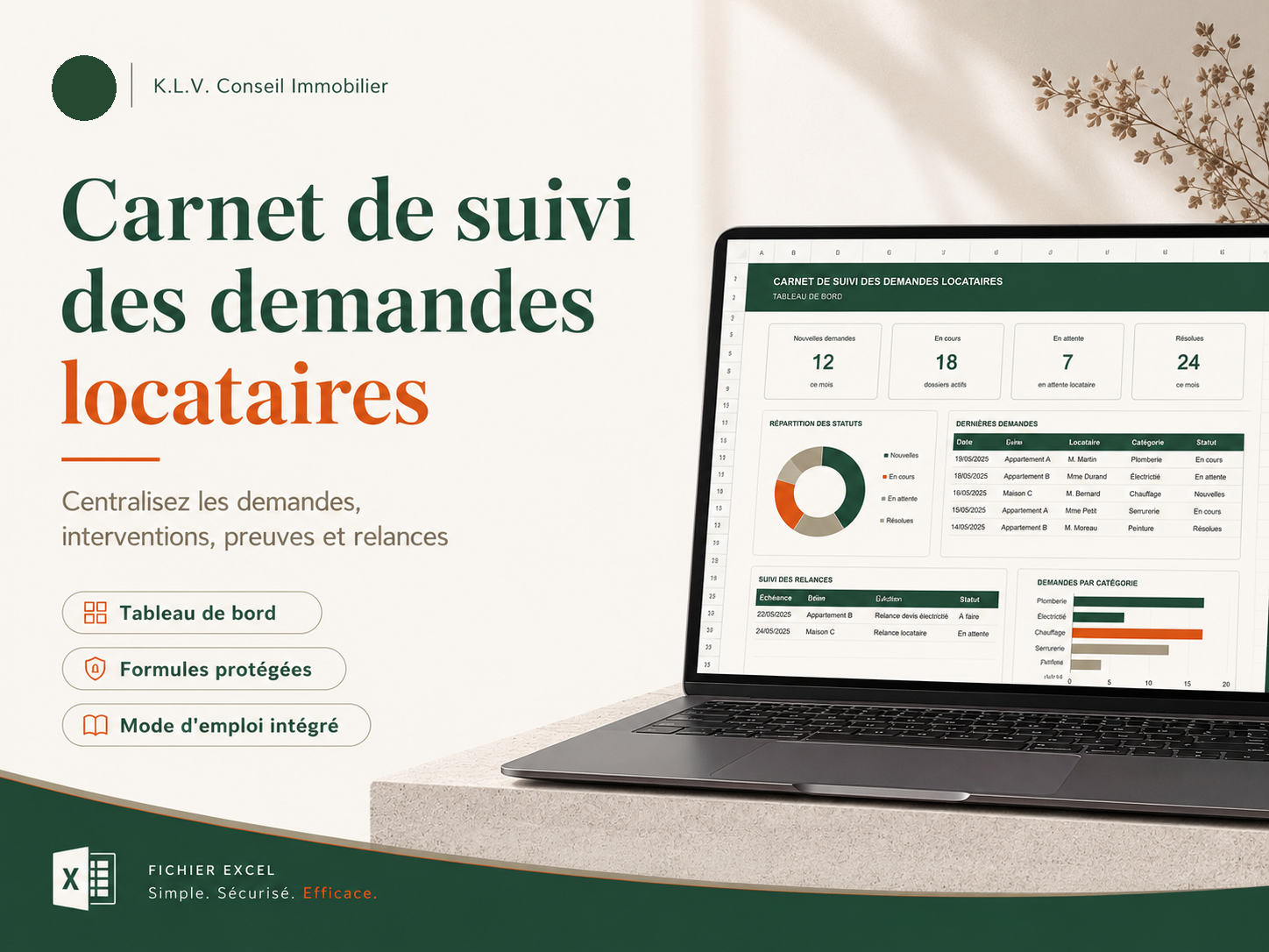 Kit Bailleur - Tableau de suivi des demandes locataires