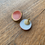Miniature : Boucles d'oreilles porcelaine orange