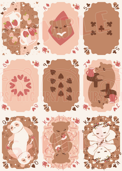 Strawbearies and Cream Cards