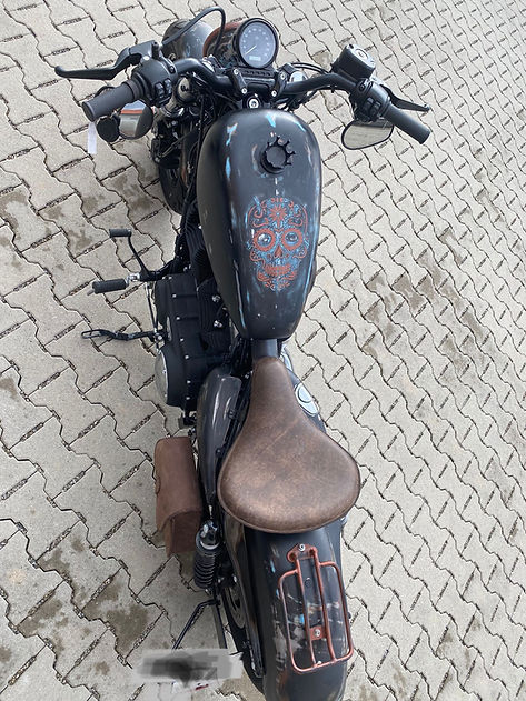 Harley Davidson Sportster Forty Eight 48 patinalackierung