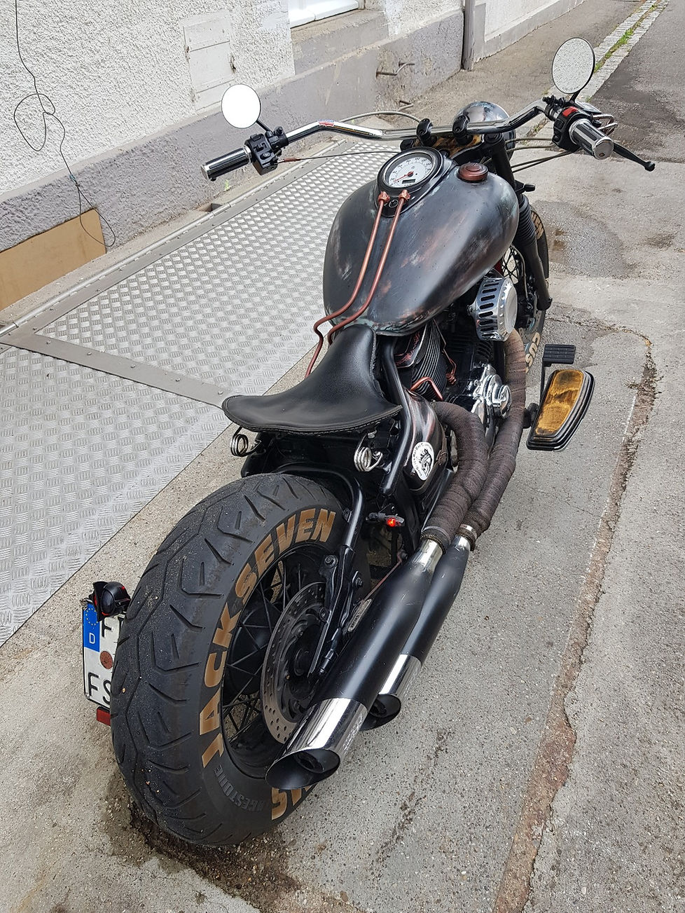 rat bike jackseven bobber trittbretter holz