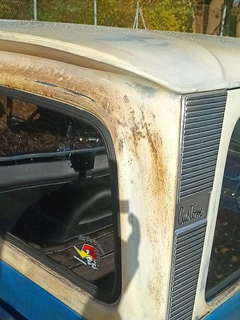 Chevrolet C10 Custom blau Fahrerkabine