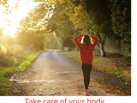 Nurture November Day 5.                          Nurturing my body - exercise
