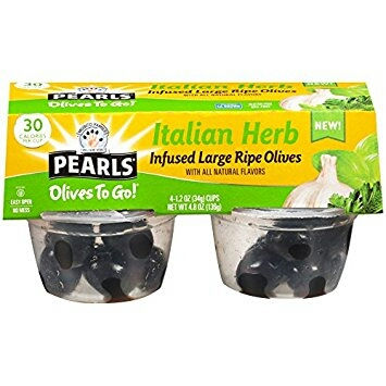 $1 OFF/1 PEARLS OLIVES TO GO! INFUSED OLIVES EXP 9/14/19