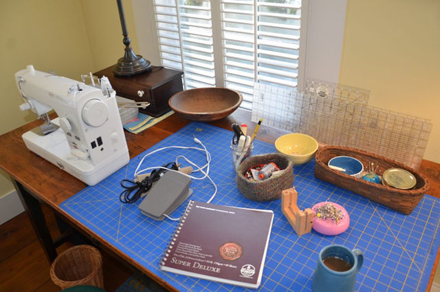 My simple sewing space