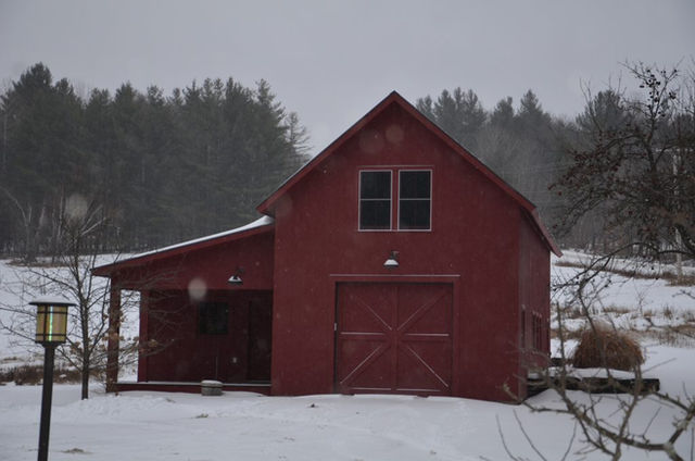 Snow finally in VT