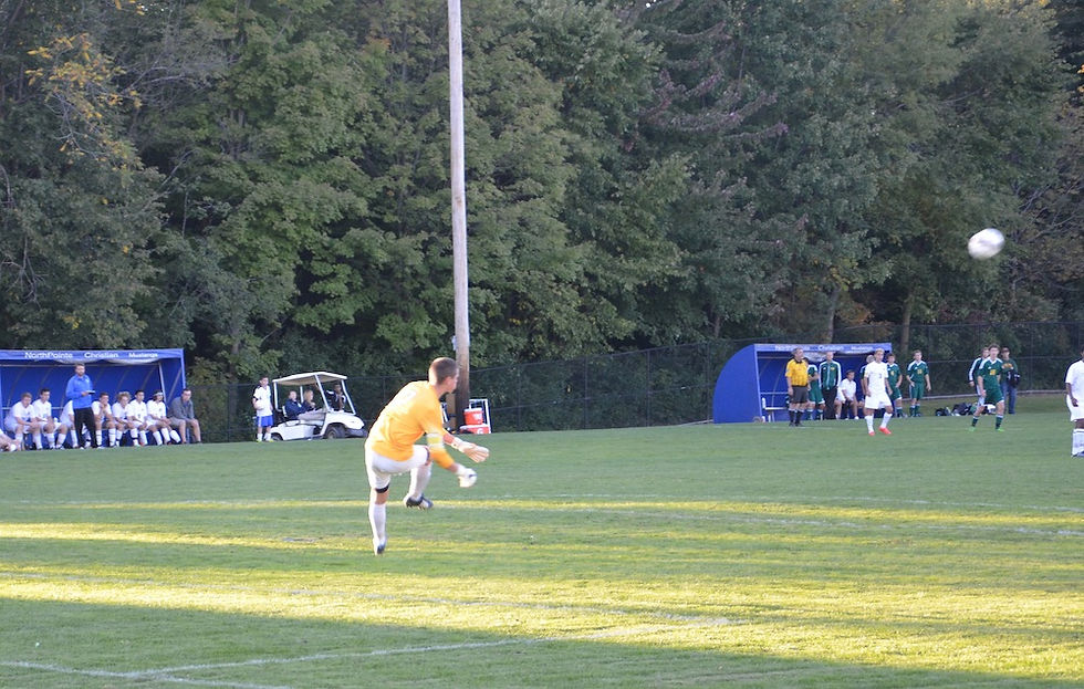 Ben , my goalie man in mid-air