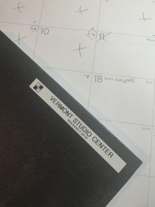 New Adventures : Vermont Studio Center Residency