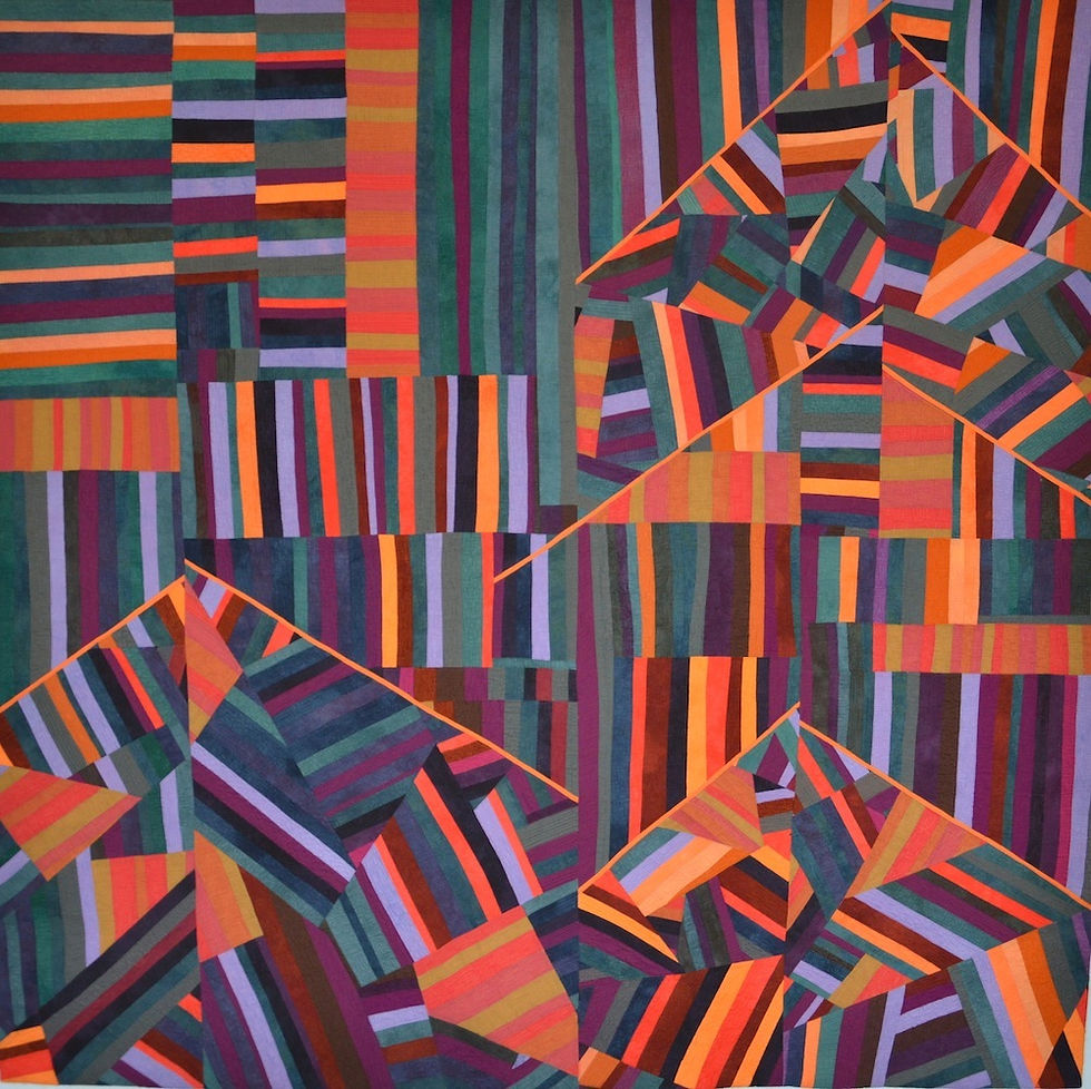 Rooflines #15, 63X64, ©Colleen Kole, 2014