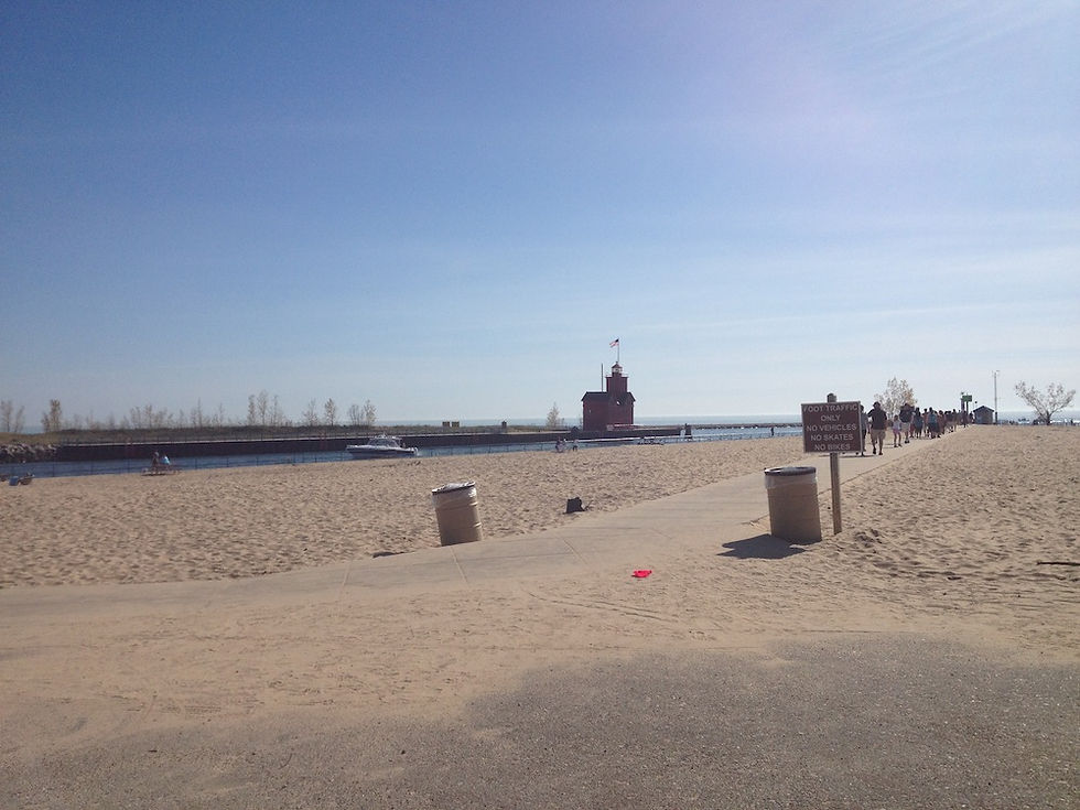 Beach in May