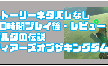 【ストーリーネタバレなし】ゼルダの伝説 ティアーズ オブ ザ キングダム レビュー・評価・感想:40時間プレイ後の徹底解説