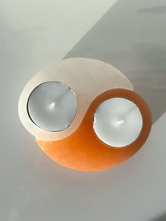 Thumbnail: Selenite yin yang candle holder