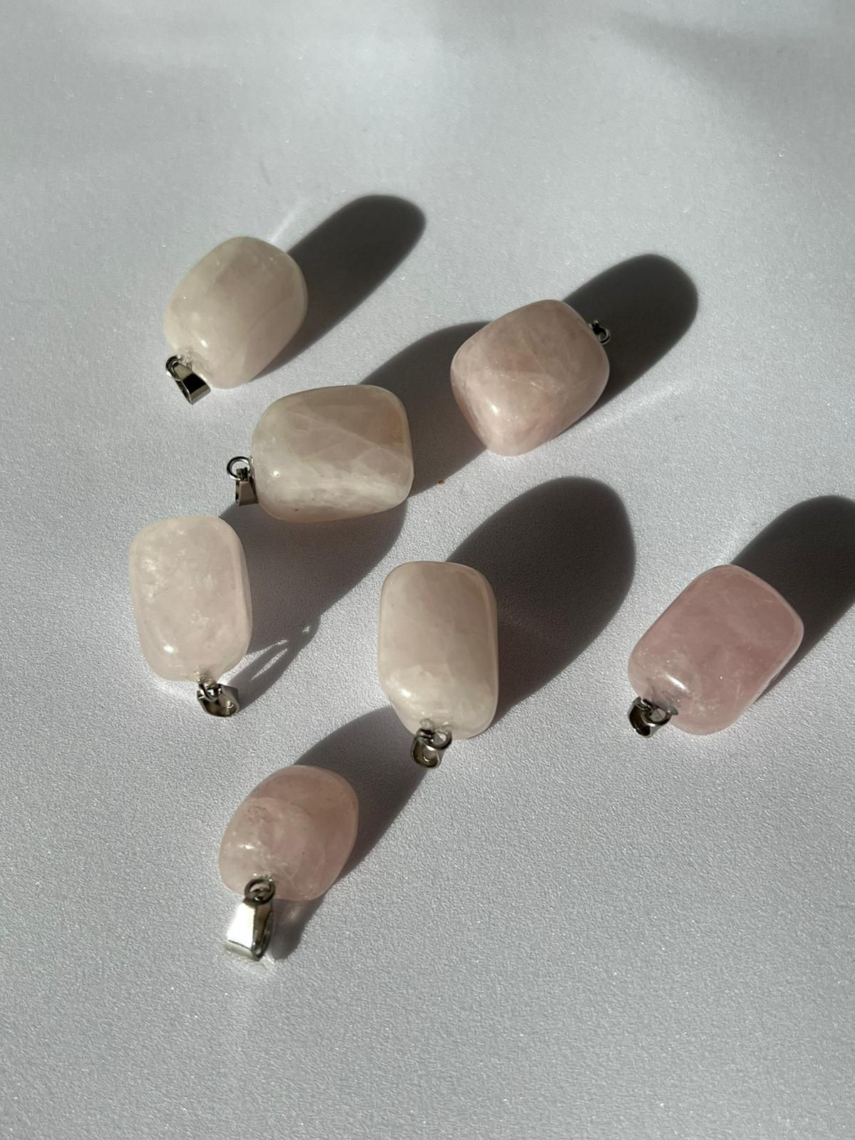 Rose quartz pendant