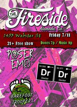 Barefoot Troopers at The Fireside - 7/11