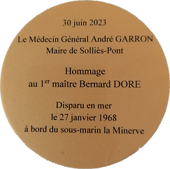 Revers Médaille de la ville de Solliès-Pont
