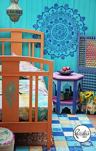 Más proyectos de Annie Sloan en http://anniesloanpaintandcolour.blogspot.com.es/