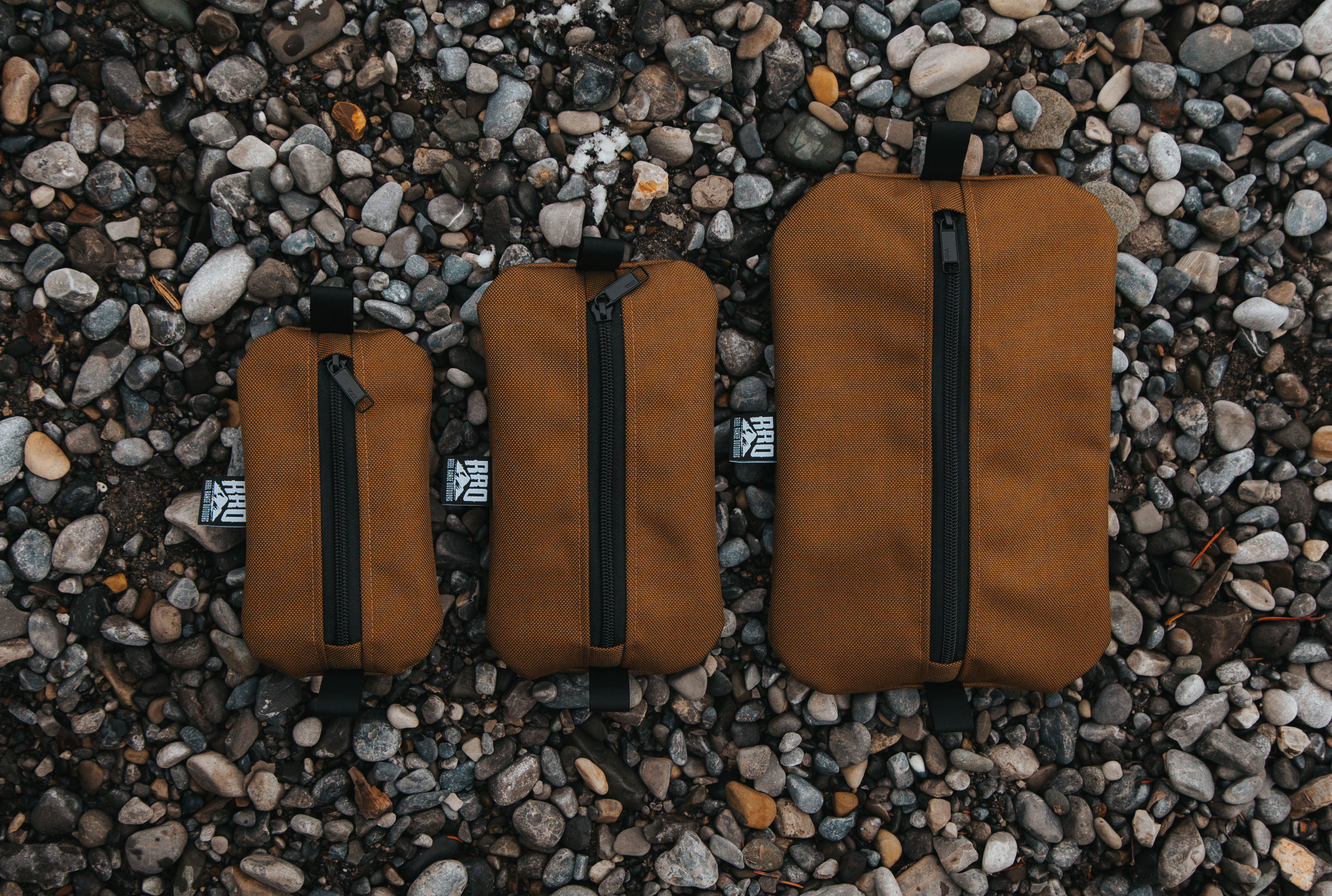 Accessory pouches, coyote brown
