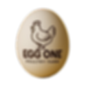 Egg One Poultry Farm logo on egg shape with a chicken outline.