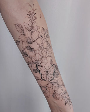 Floral Tattoo Fine Art