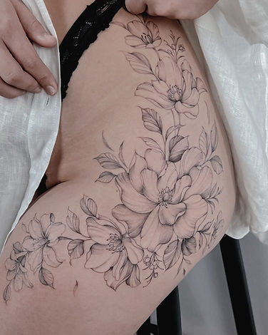 Floral Tattoo Fine Art