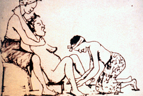 Nigerian Midwife Assisted Birth