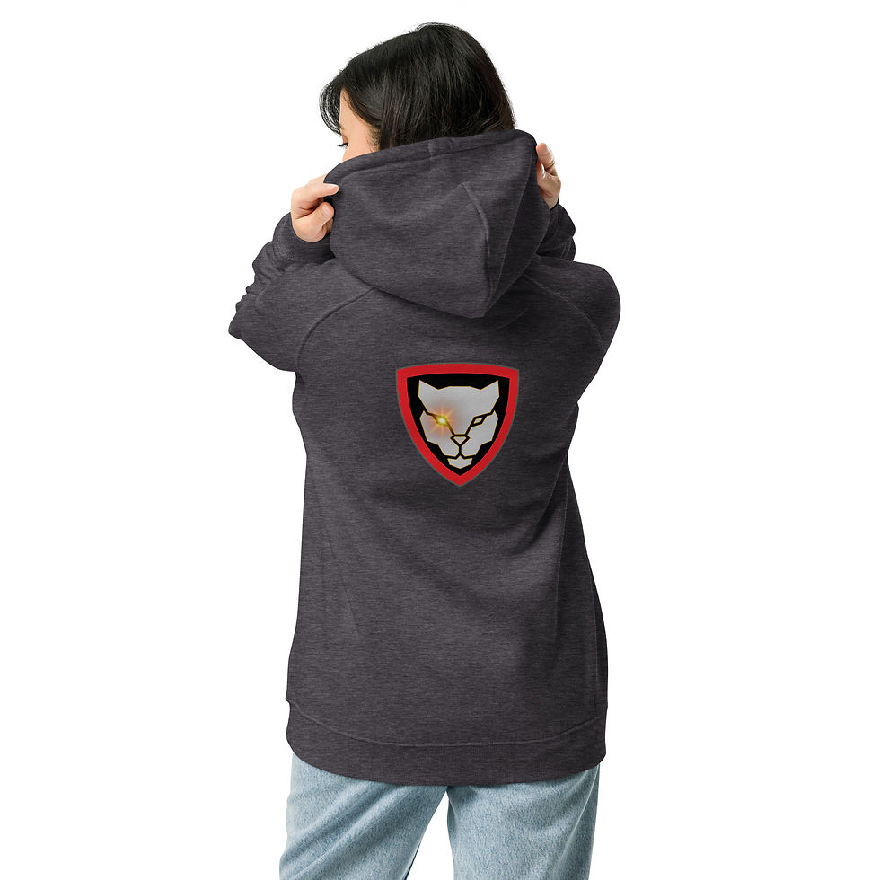Thumbnail: Team ATTAC Unisex eco raglan hoodie