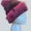 Thumbnail: Pink/Black Reversible Slouchy Hat
