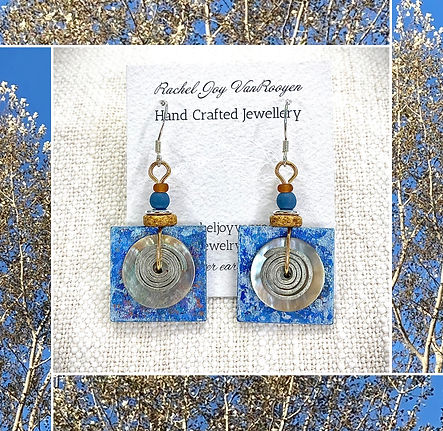 squareblueeearringswithtrees.JPG