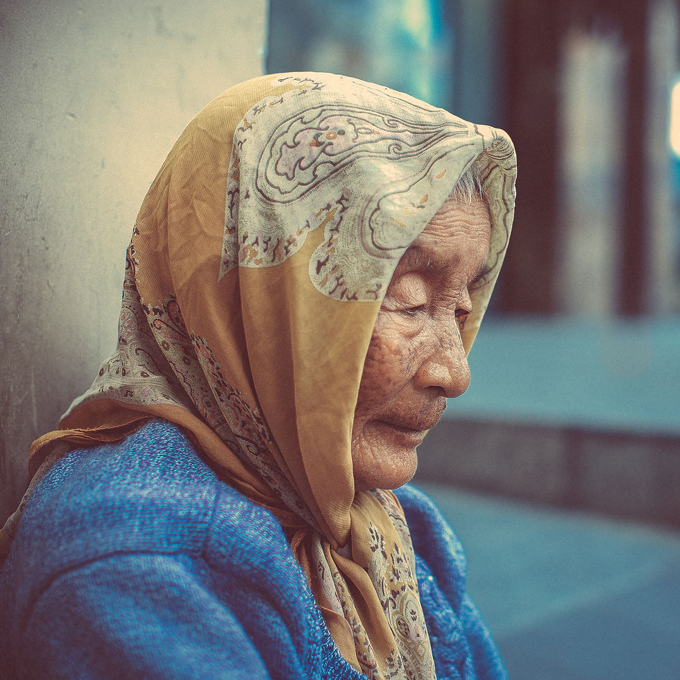 An old woman