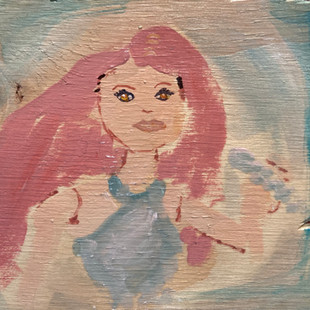 Paintings of snapshots from social media