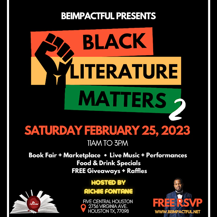 Black Literature Matters 2 - Black History Month Bookfair