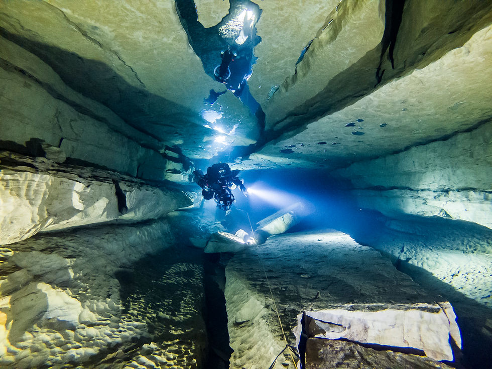 30.5 - 6.6 TDI Full Cave Kurs und Höhlentauchen in Frankreich / auf Anfrage auch Cavern/Intro to Cave