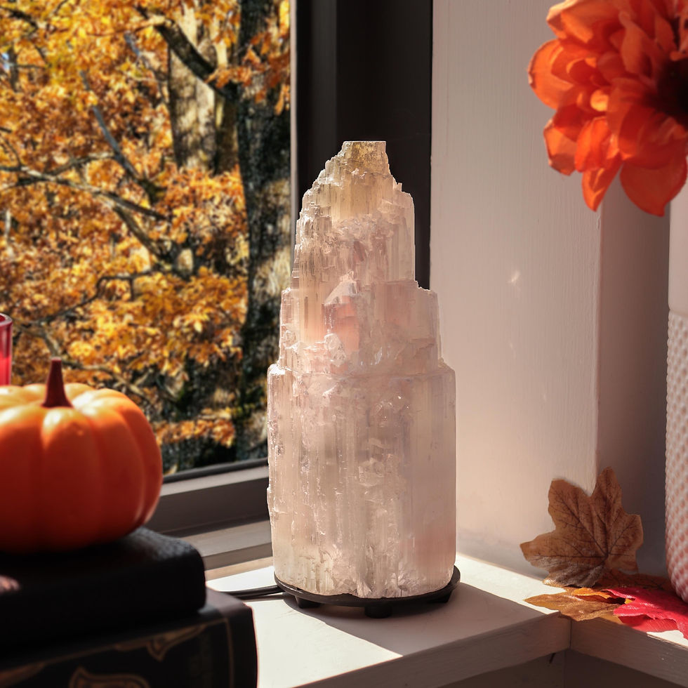 Thumbnail: Natural Selenite Crystal Lamp, Grade A Quality, Selenite Tower, Ethically Sourc