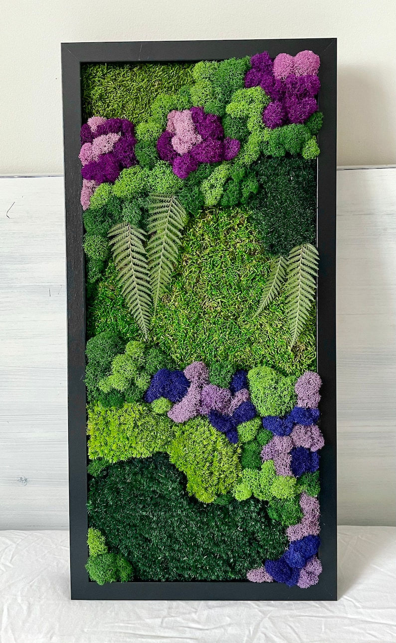 Thumbnail: RuMoss | Moss Wall Art | Preserved Moss | Panels | Rectangular | Color Pop | Ha