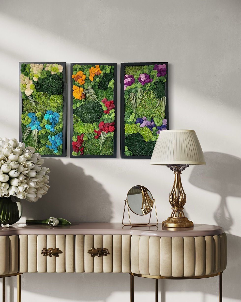 Thumbnail: RuMoss | Moss Wall Art | Preserved Moss | Panels | Rectangular | Color Pop | Ha