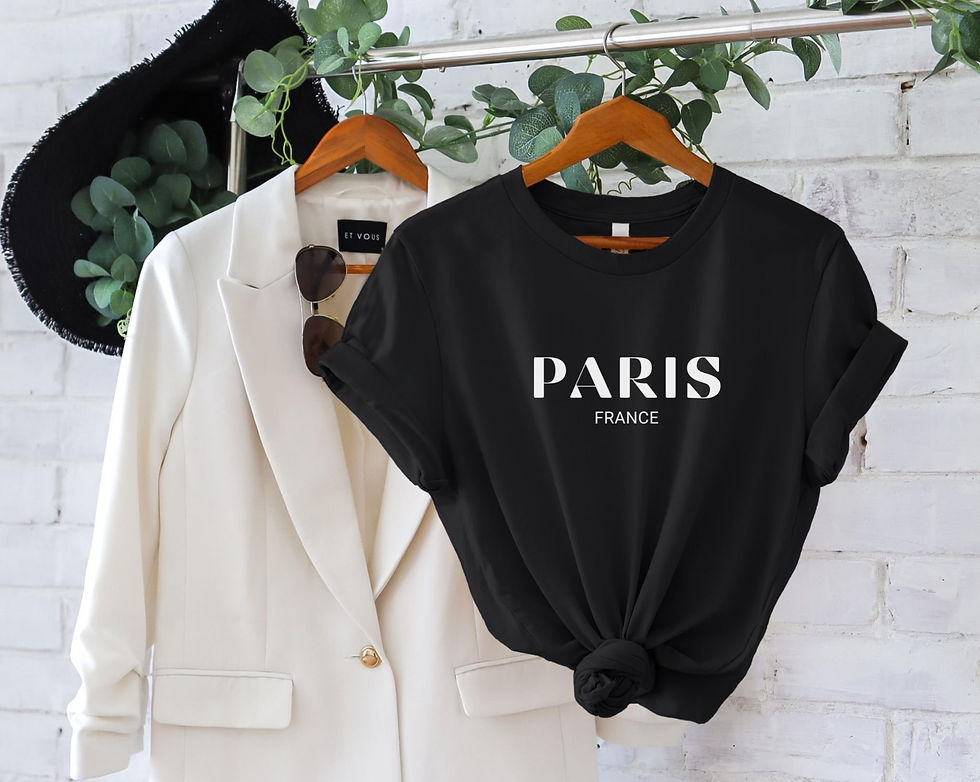 Thumbnail: Paris France Shirt, Vacation in Paris, Gift for Travel Lover, Paris Trip Tee, F